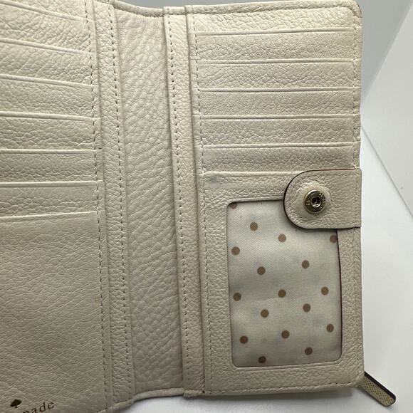 KATE SPADE New York Gold Bifold Wallet - Picture 5 of 9